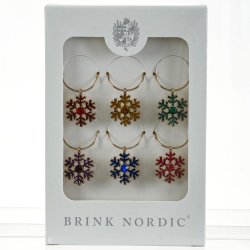VINGLAS MARK�RER SNEFNUG 6 STK.