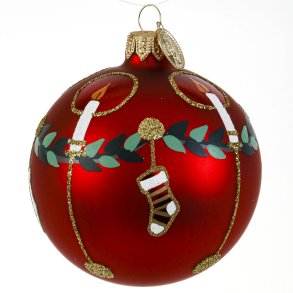 KUGLE 2017 JULESOK 8 CM