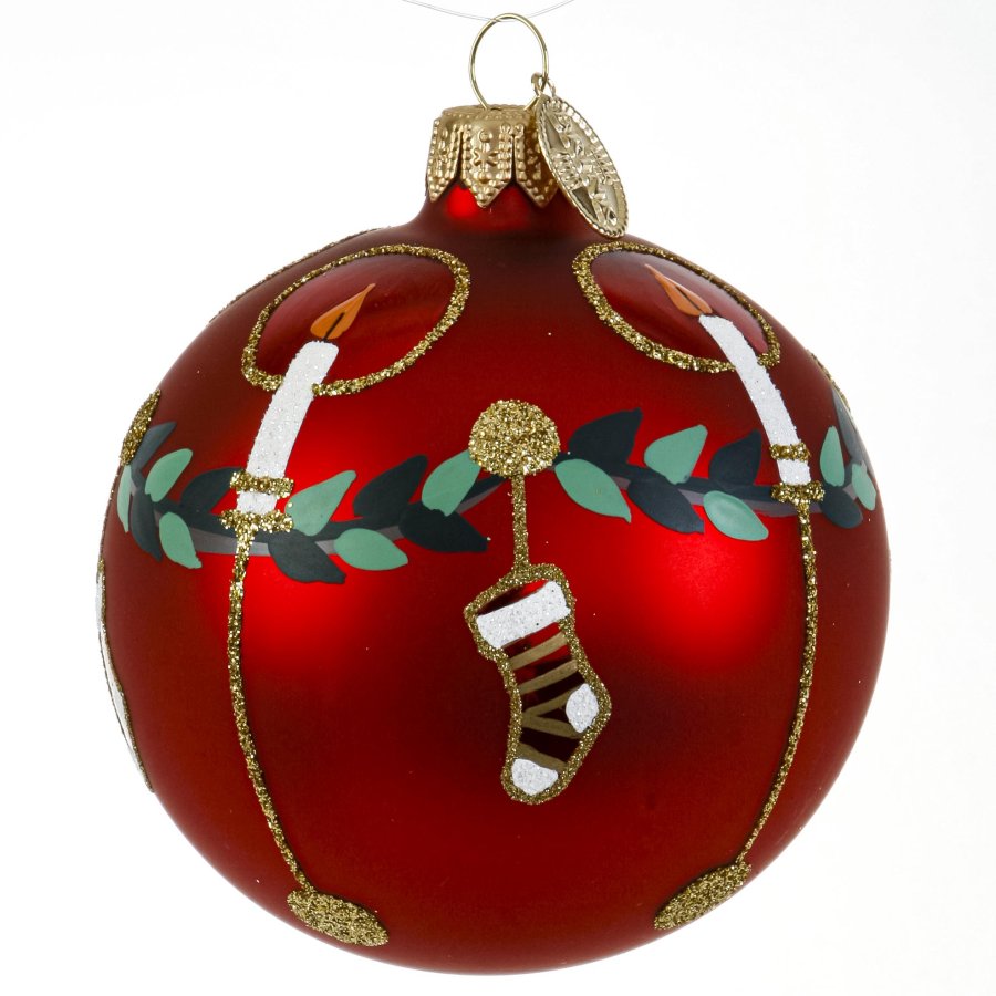 KUGLE 2017 JULESOK 8 CM