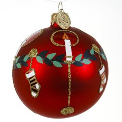 KUGLE 2017 JULESOK 8 CM