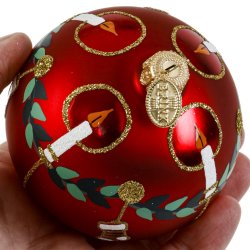 KUGLE 2017 JULESOK 8 CM