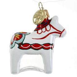 DALA HEST 5 CM HVID