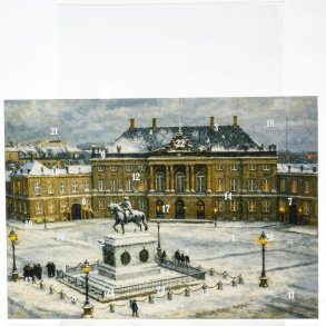 JULEKALENDER A4 AMALIENBORG