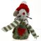 LYKKEMUS 8 CM HALST�RKL�DE GR�N