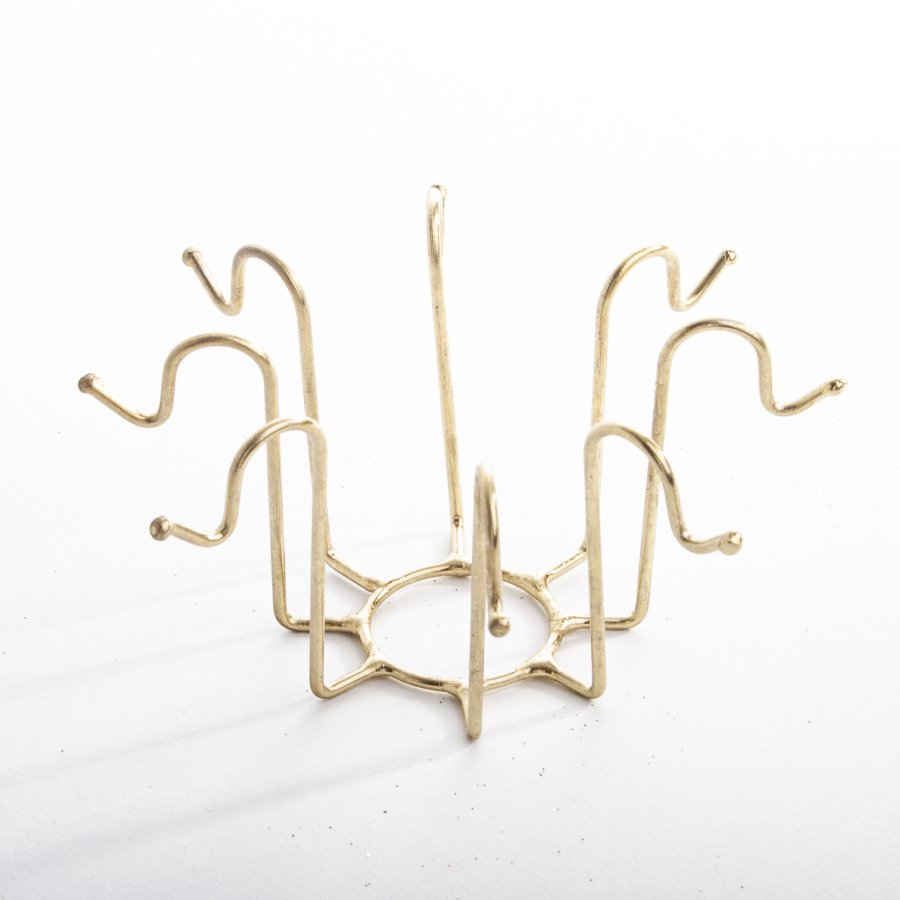 MANCHET H 5 x DIA 10 CM GULDFARVET