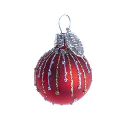 KUGLE 3 CM RUBIN MAT