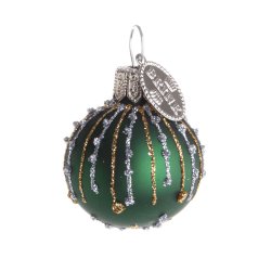 KUGLE MUM 3 CM SMARAGD GRN MAT 