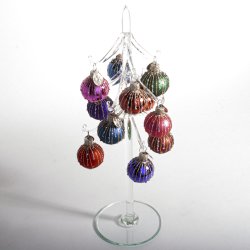 KUGLE MUM 3 CM SMARAGD GRN BLANK