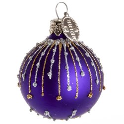 KUGLE 5 CM AMETYST MAT