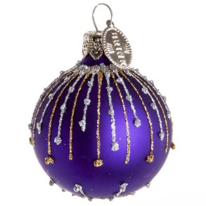 KUGLE 5 CM AMETYST MAT