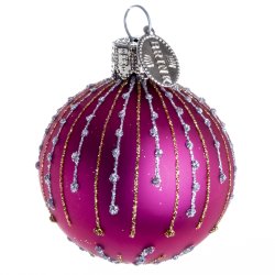 KUGLE 5 CM ROSA TOPAS MAT 