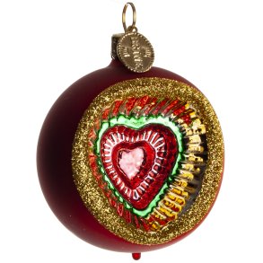 KUGLE HJERTE-REFLEKTOR 6 CM