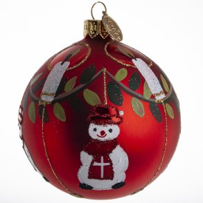 KUGLE 2018 SNEMAND 8 CM