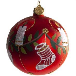 KUGLE 2017 JULESOK 8 CM