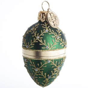 G DIAMANT 6 CM GRN GULDFARVET