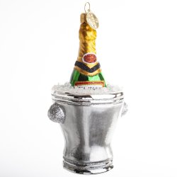 CHAMPAGNE FLASKE I KLER 12 CM