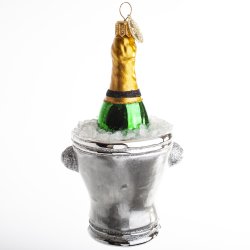 CHAMPAGNE FLASKE I KLER 12 CM