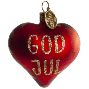 HJERTE GOD JUL 5 CM RDT