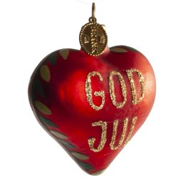 HJERTE GOD JUL 5 CM RDT