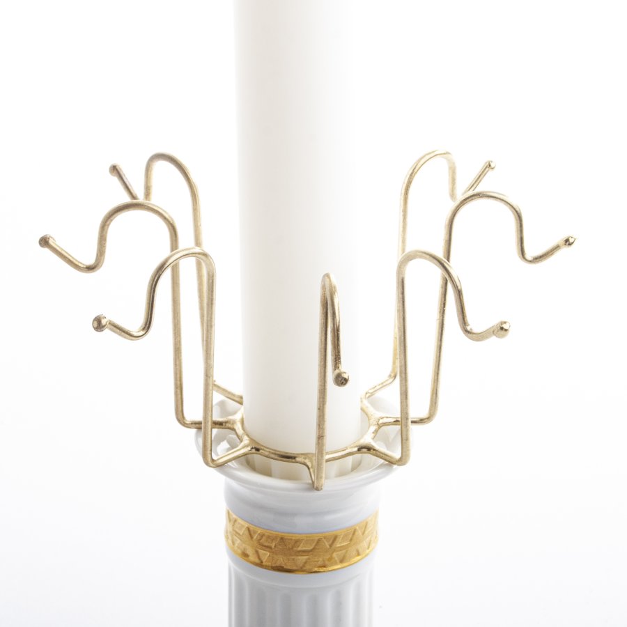 MANCHET H 5 x DIA 10 CM GULDFARVET