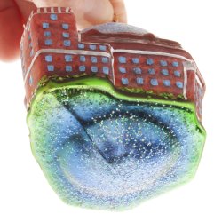 KUGLE KOLDINGHUS 7 CM LYSEBL