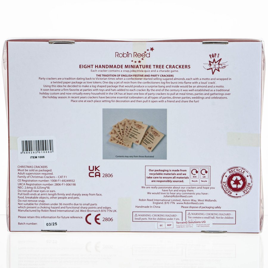 KNALLERT 14 CM JULETR 8 STK 