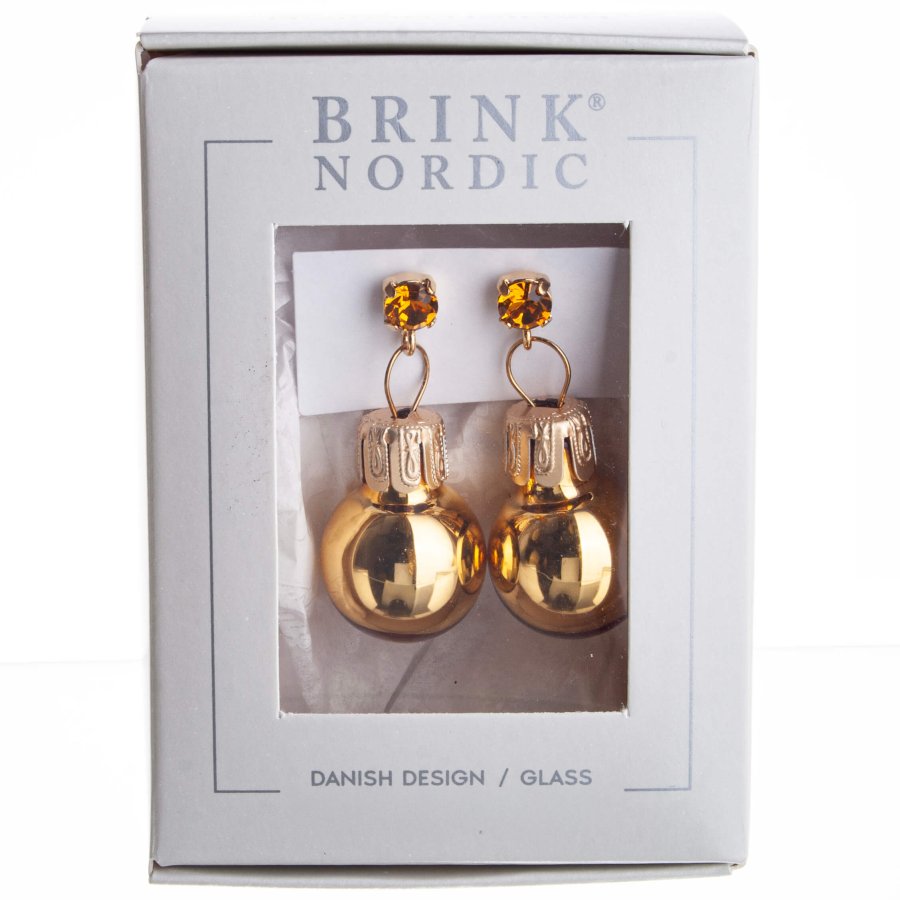 RERINGE JULEKUGLE GULDFARVET