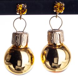 RERINGE JULEKUGLE GULDFARVET