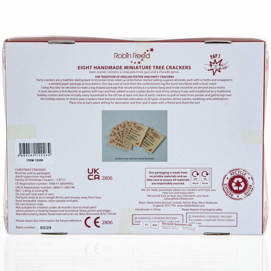 KNALLERT 14 CM RDKLK 8 STK 