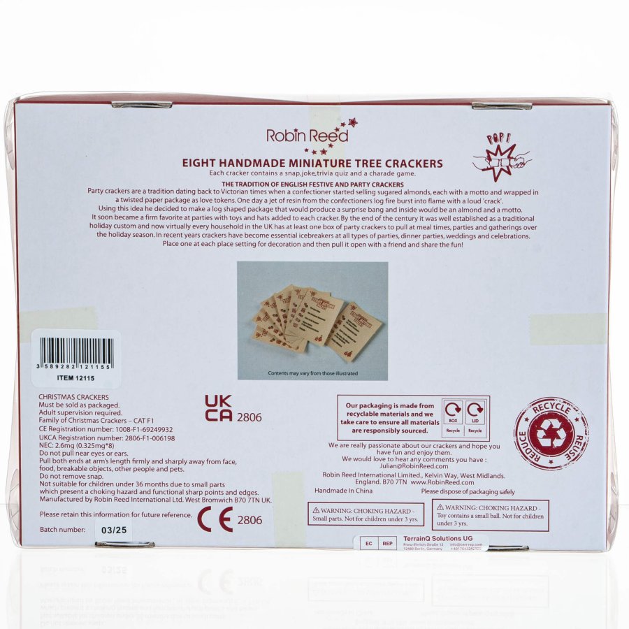 KNALLERT 14 CM HJORT  8 STK 