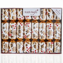 KNALLERT 14 CM VINTERBR 8 STK RD GULD