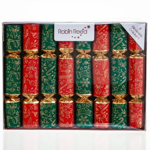 KNALLERT 14 CM JULESTR�MPE 8 STK R�D GR�N