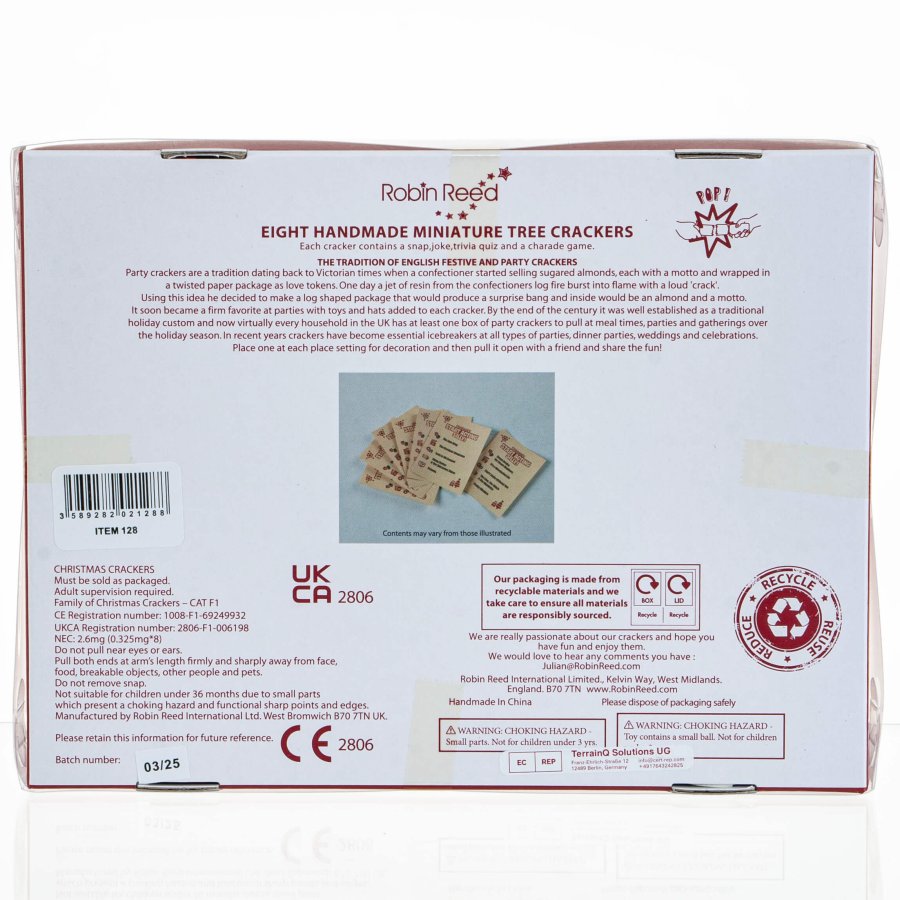 KNALLERT 14 CM KRISTJRN  8 STK