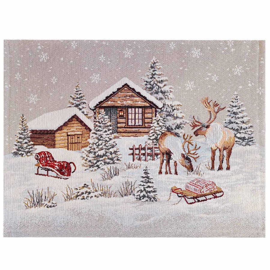 DKKESERVIET HYTTE 35x45 CM