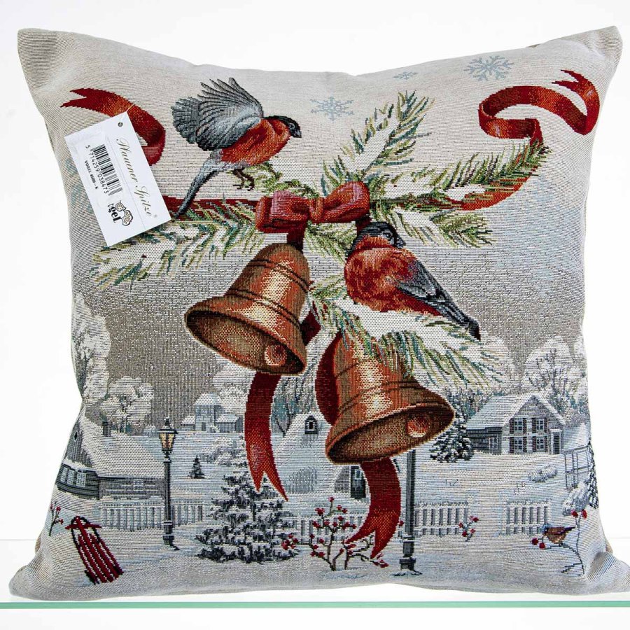 PUDEBETRK JULEKLOKKER 45x45 CM
