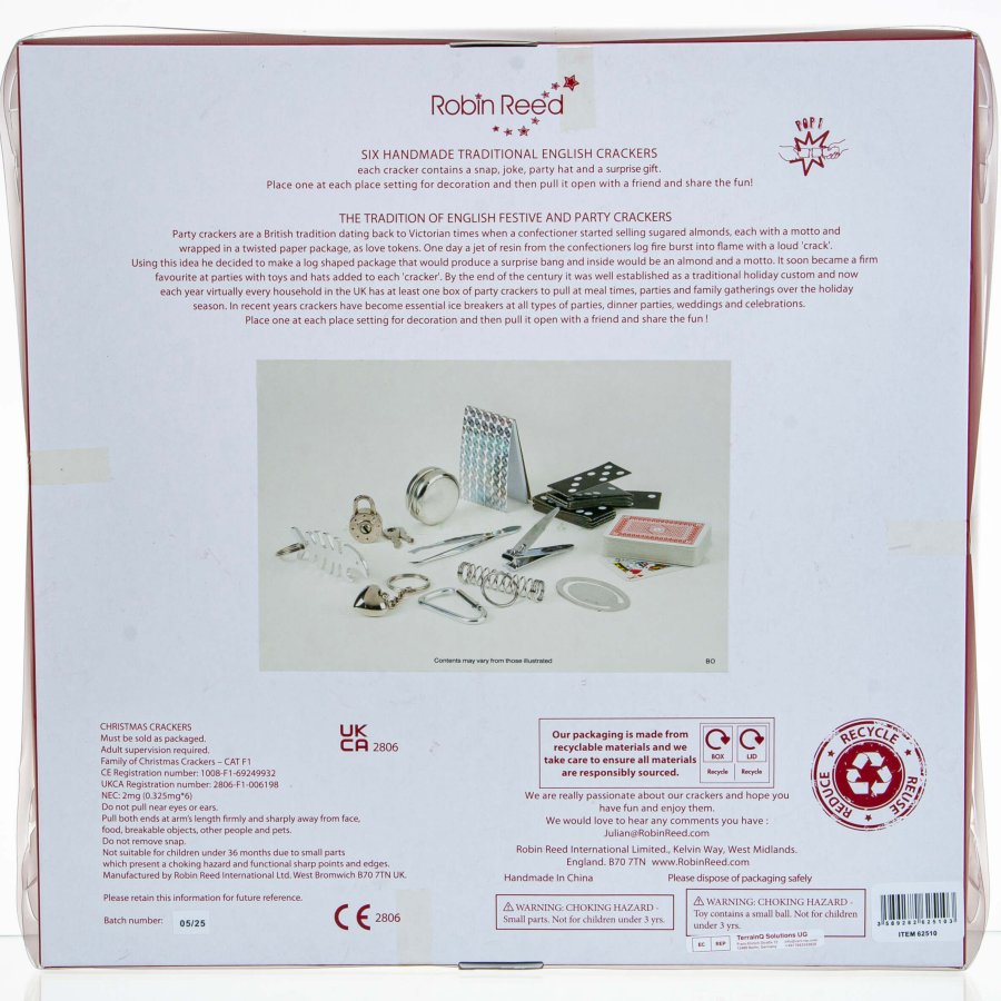 KNALLERT 30 CM JULESTJERNE 6 STK RD