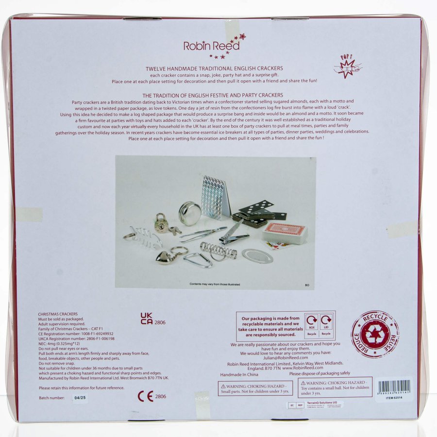 KNALLERT 30 CM KRISTTJRN 12 STK RD