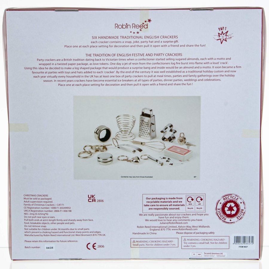 KNALLERT 30 CM IS SLV 6 STK