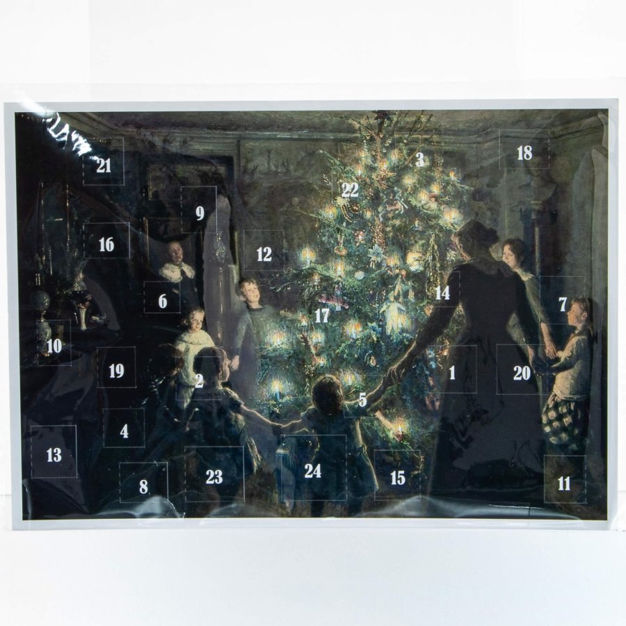 JULEKALENDER A4 GLADE JUL