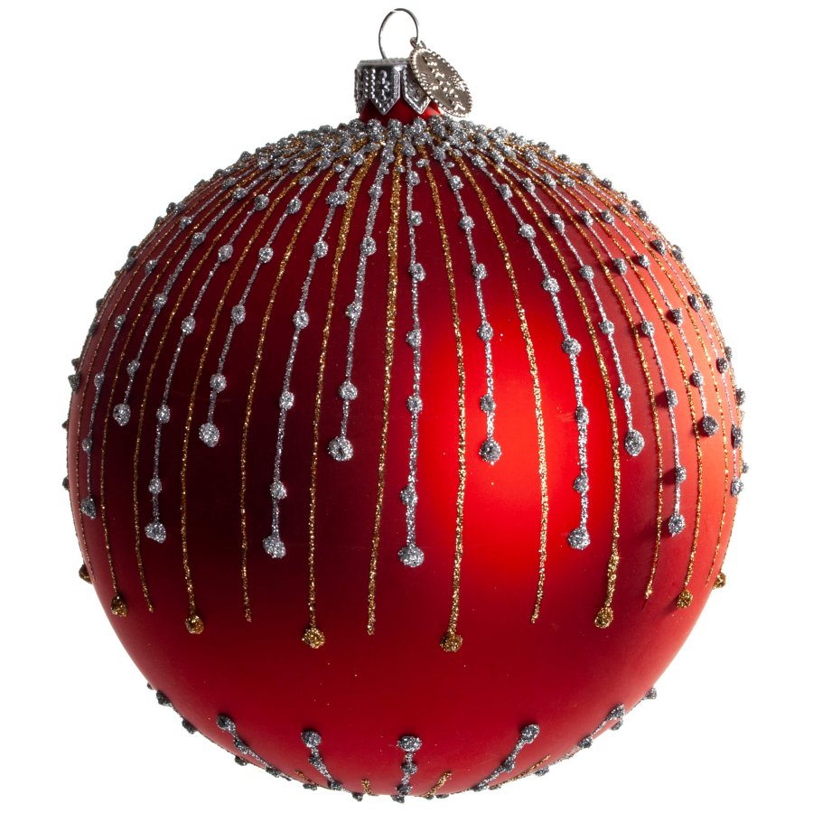 KUGLE MUM 12 CM RD