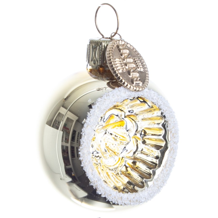 REFLEKTOR KUGLE 4 CM GULDFARVET