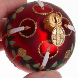 KUGLE 2024 KRINGLE 6 CM RD