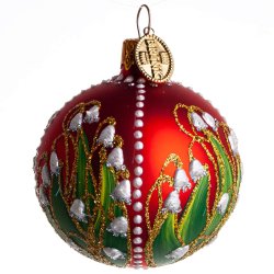 KUGLE LILJEKONVAL 6 CM RD MAT