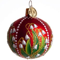 KUGLE LILJEKONVAL 6 CM RD MAT