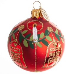 KUGLE 2012 POSTKASSE 6 CM