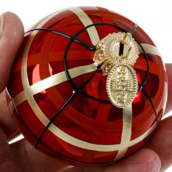 KUGLE TERNET 6 CM R�D