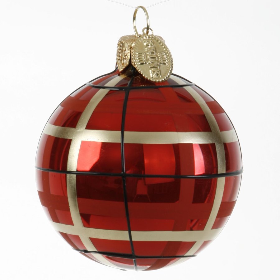 KUGLE TERNET 6 CM R�D