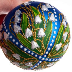 KUGLE LILJEKONVAL 6 CM BL MAT