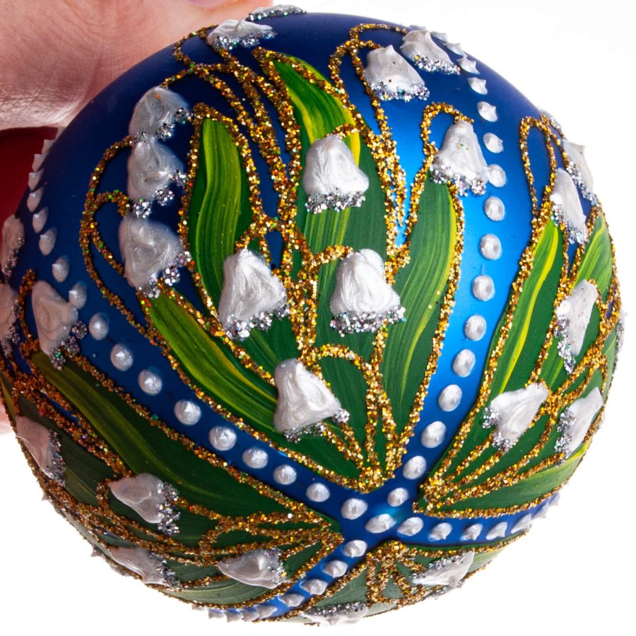 KUGLE LILJEKONVAL 6 CM BL MAT