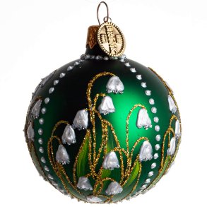 KUGLE LILJEKONVAL 6 CM GRN MAT